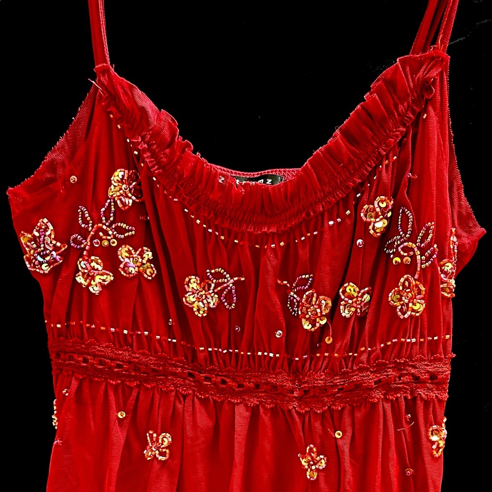 Chiffon Sequin Tunic